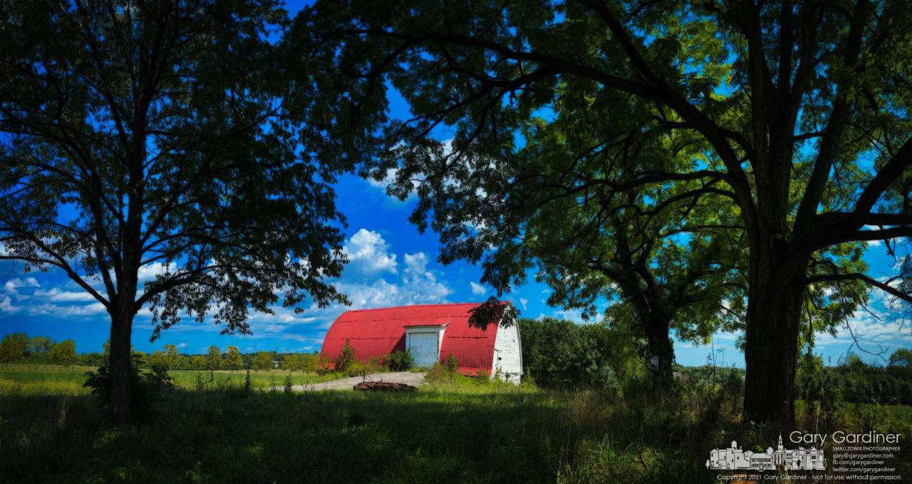 The barn on the Braun Farm in Westerville.