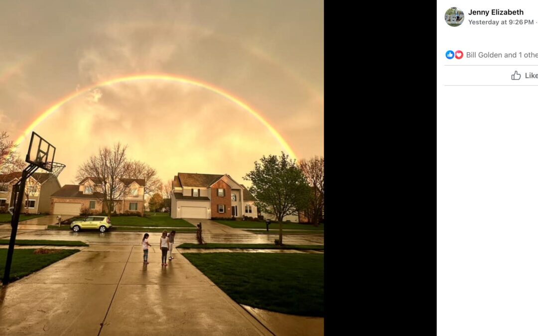 I didn’t get to see the double rainbows yesterday. I attended a city council meeting listening to financial approvals, explanations, and proclamations.